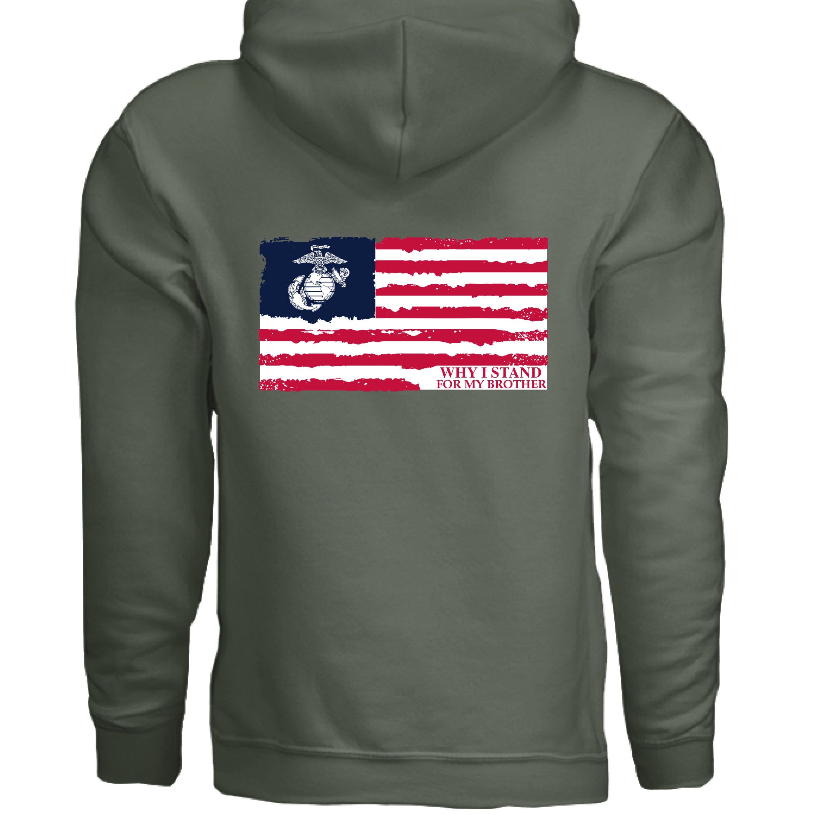 MILITARY GREEN - BACK