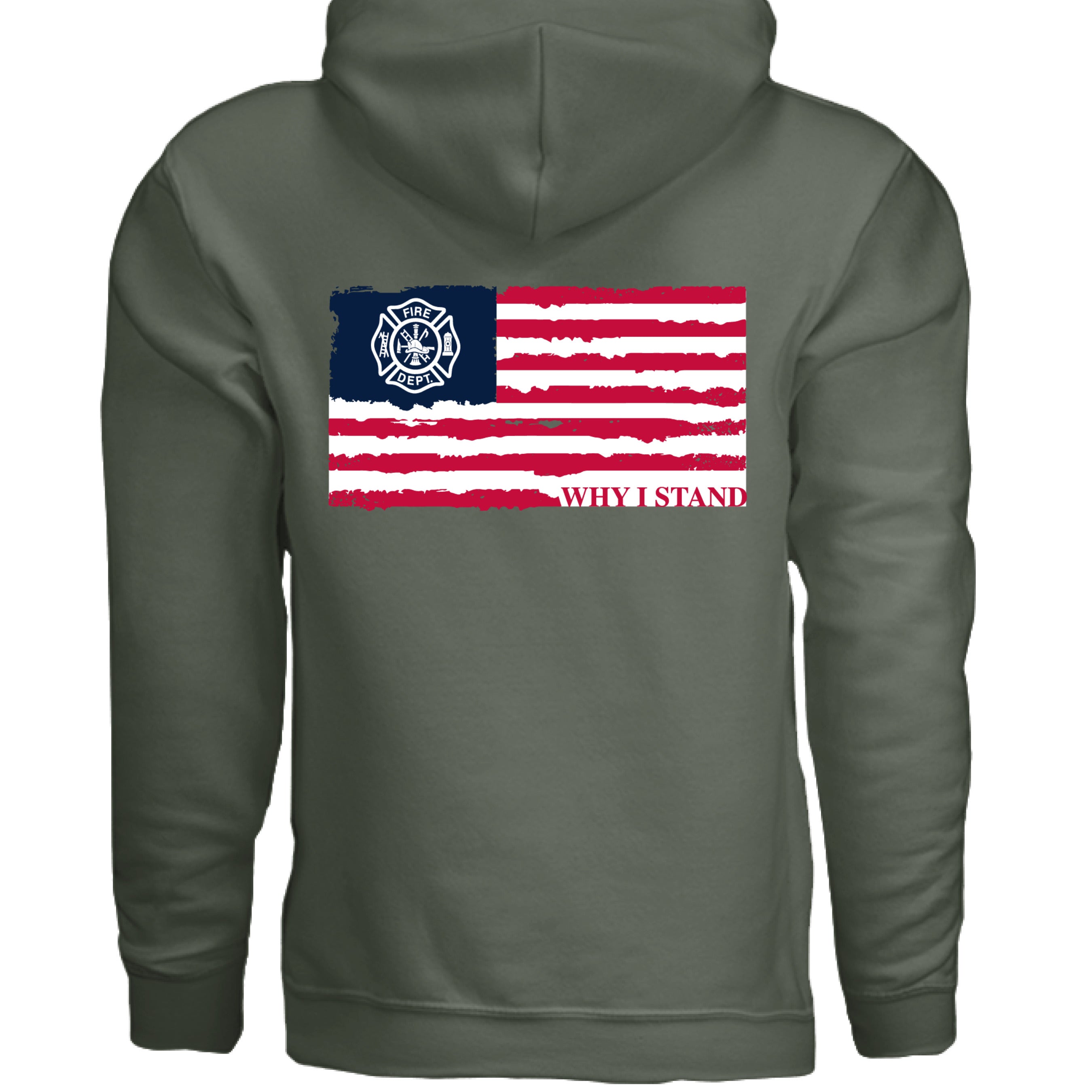 MILITARY GREEN - BACK