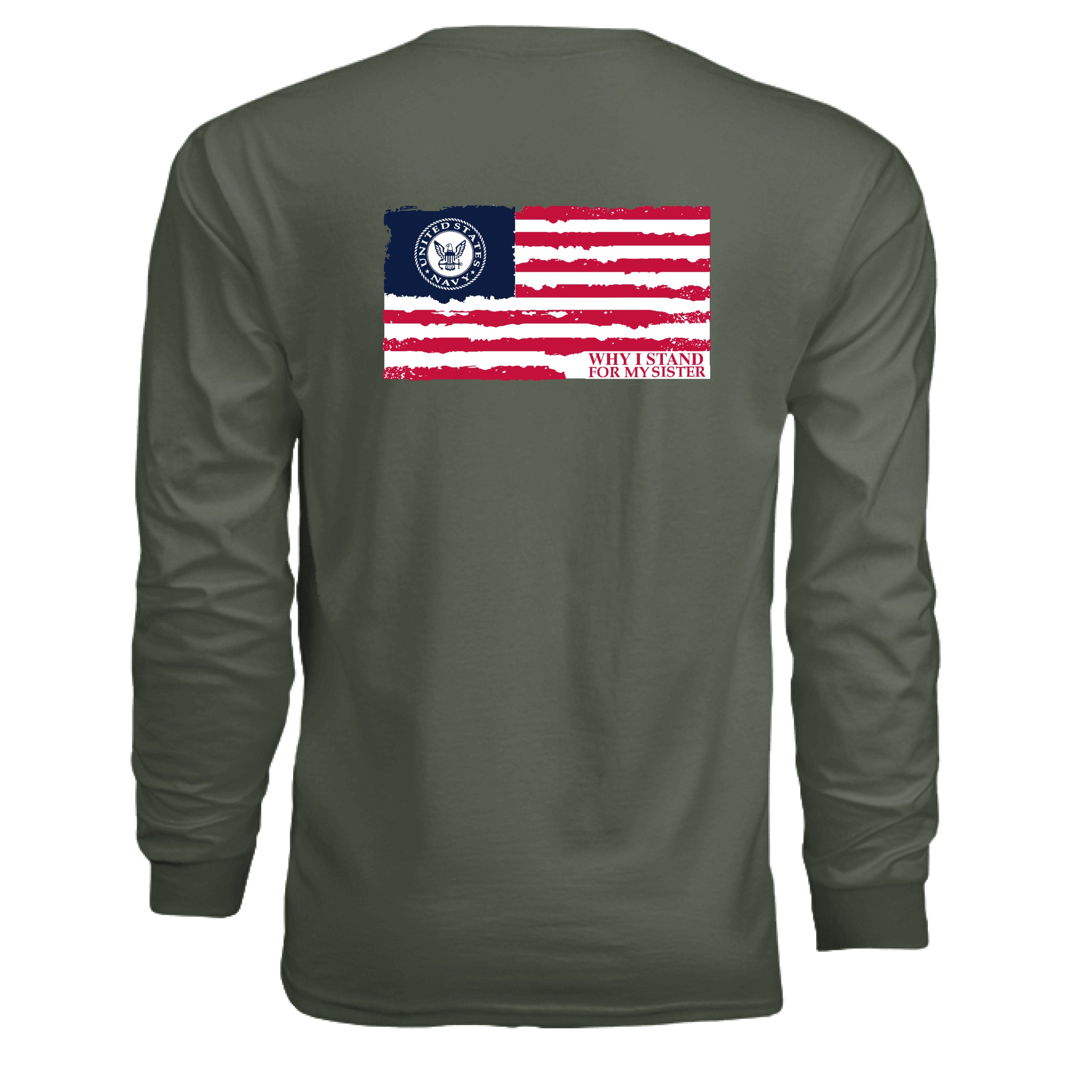 MILITARY GREEN - BACK